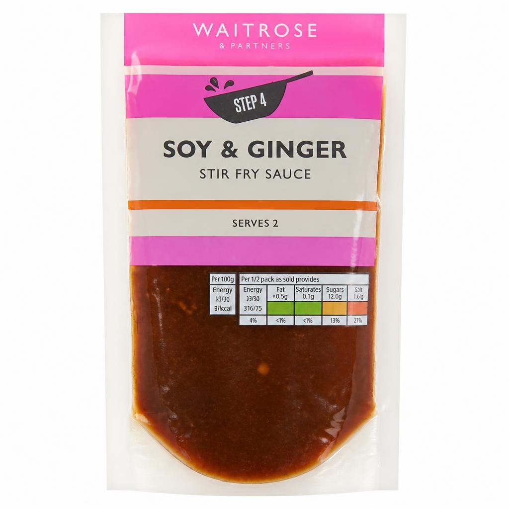 Waitrose Soy & Ginger Stir Fry Sauce
