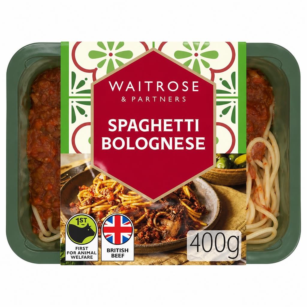Waitrose Italian Spaghetti Bolognese for 1