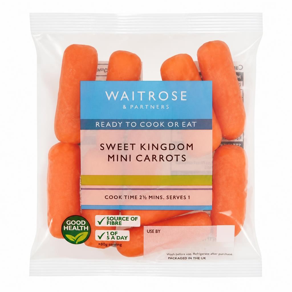 Waitrose Sweet Kingdom Mini Carrots