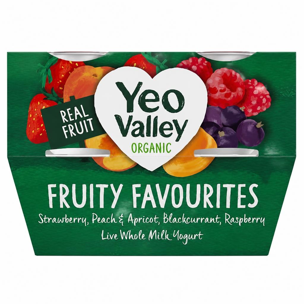 Yeo Valley Fruity Favourites Organic Yogurts