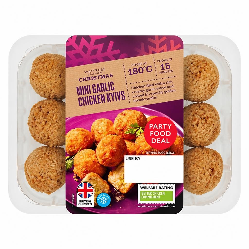 Waitrose Mini Garlic Chicken Kyivs