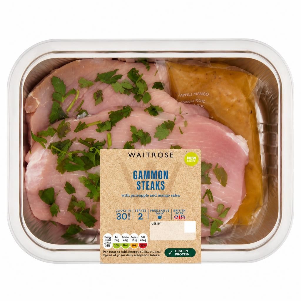 Easy to Cook Fruity Gammon Steaks