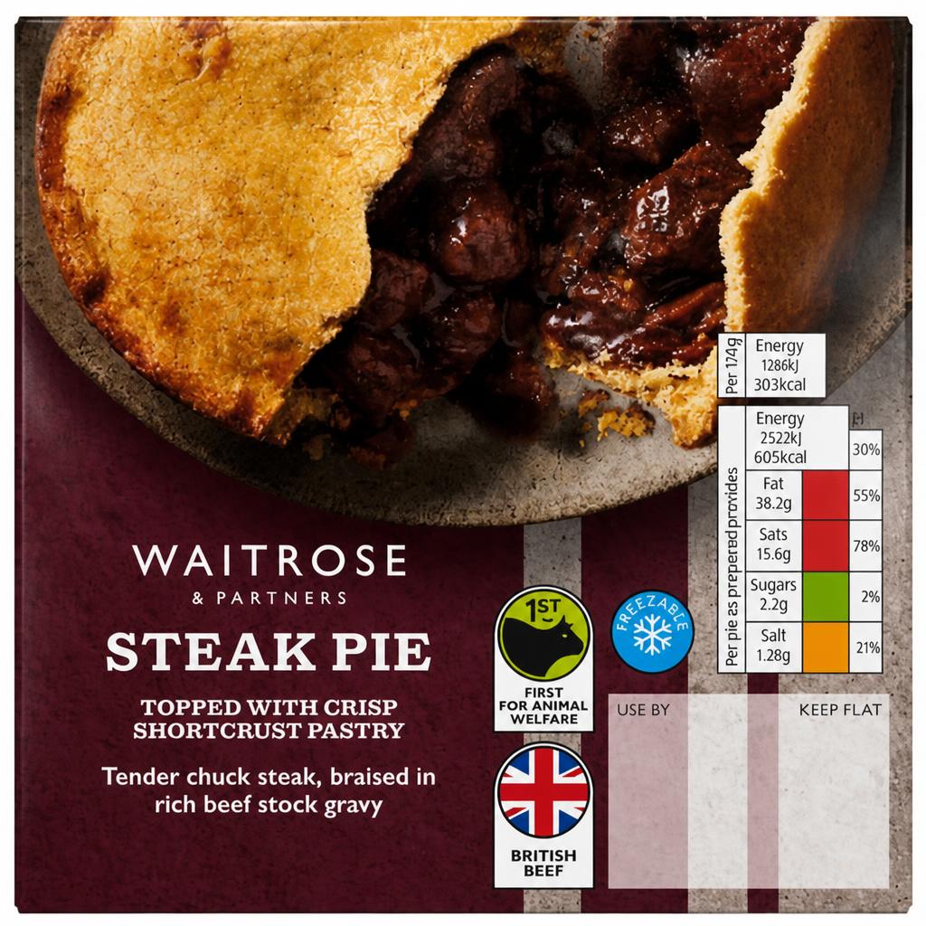 Waitrose Steak Pie