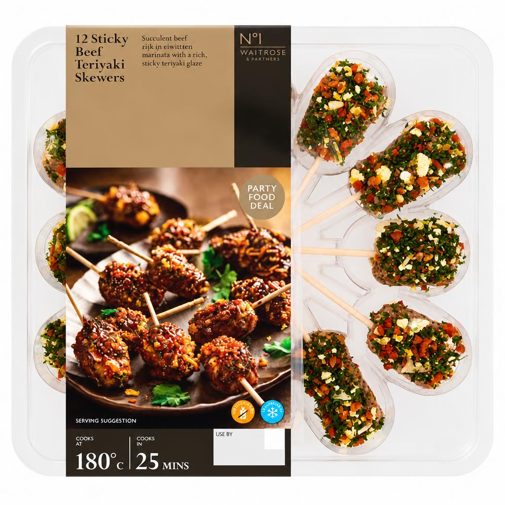 No.1 12 Sticky Beef Teriyaki Skewer