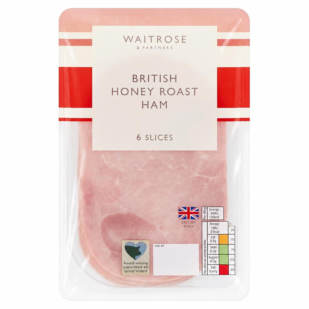 Waitrose British Honey Roast Ham 6 Slices