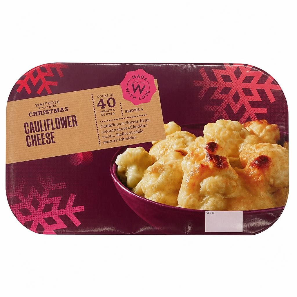 Waitrose Christmas Cauliflower Cheese