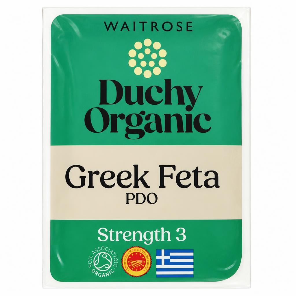 Duchy Organic Greek Feta Cheese Strength 3