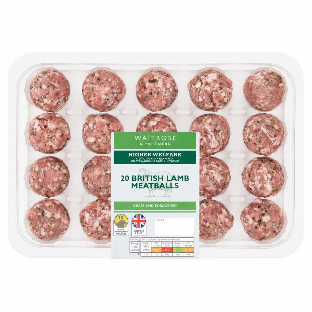 Waitrose 20 British Lamb Meatballs