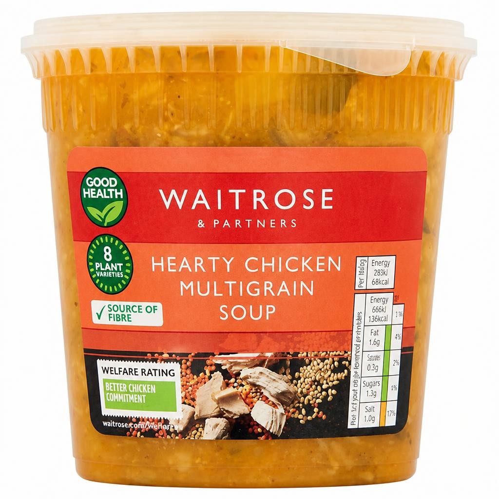 Waitrose Hearty Chicken Multigrain Soup