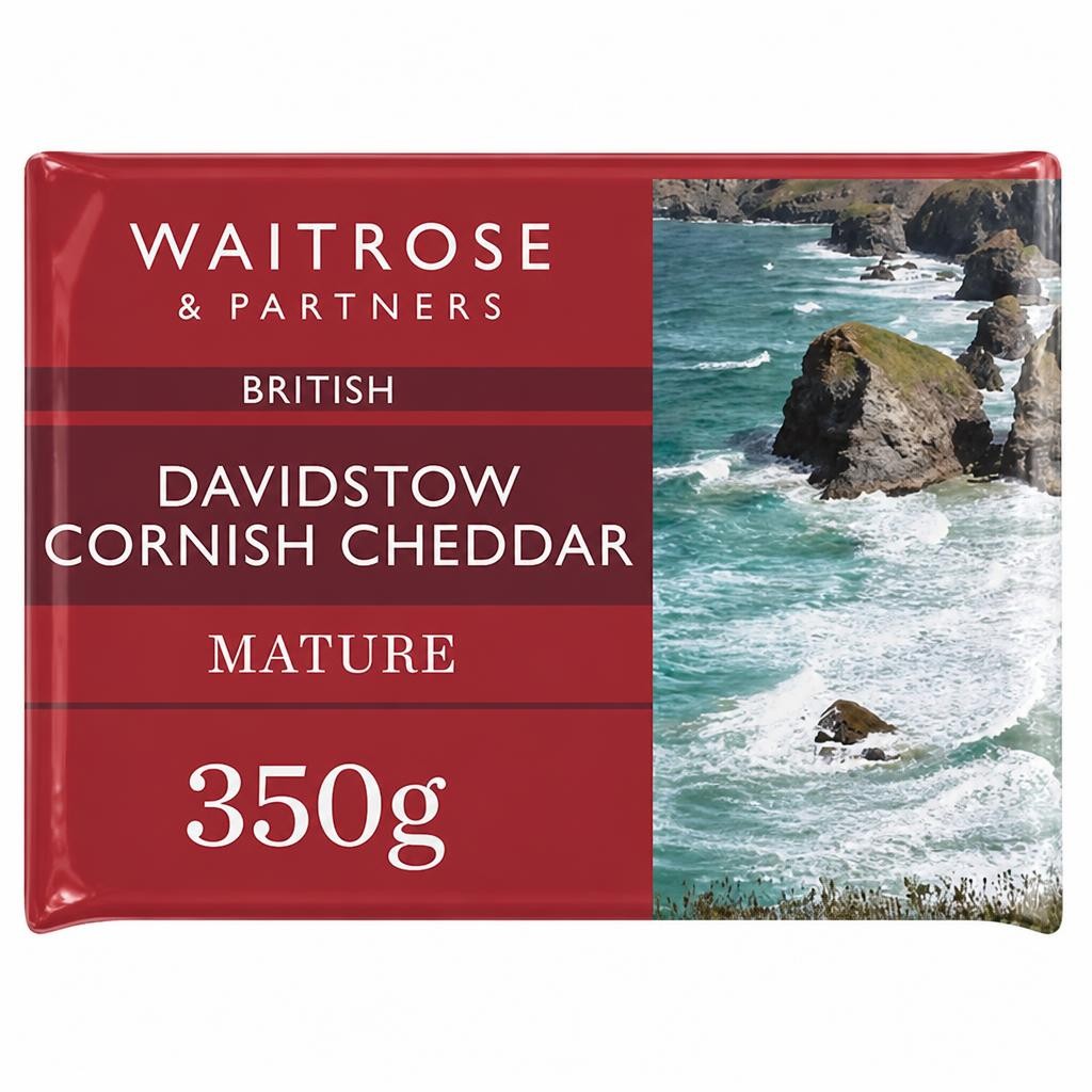 Waitrose Davidstow Cornish Mature Cheddar Cheese Strength 5