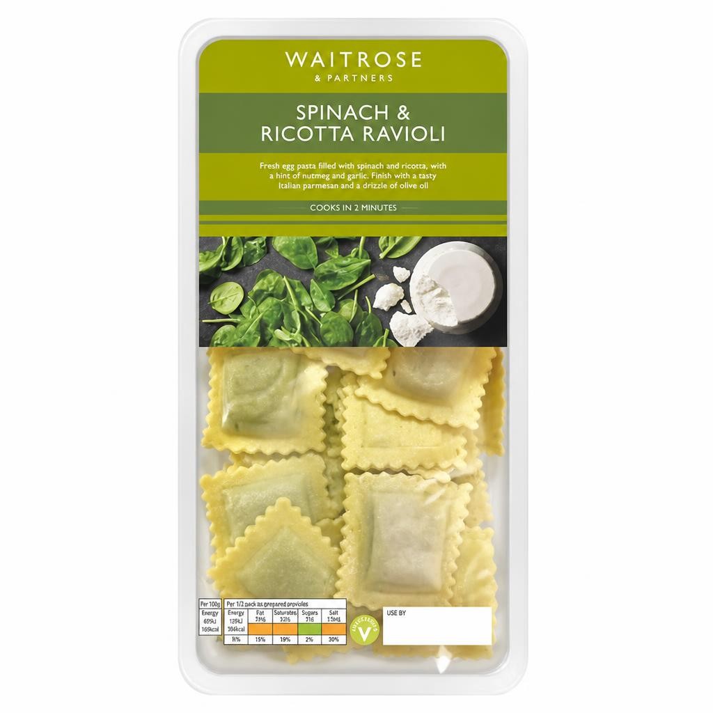 Waitrose Spinach & Ricotta Ravioli