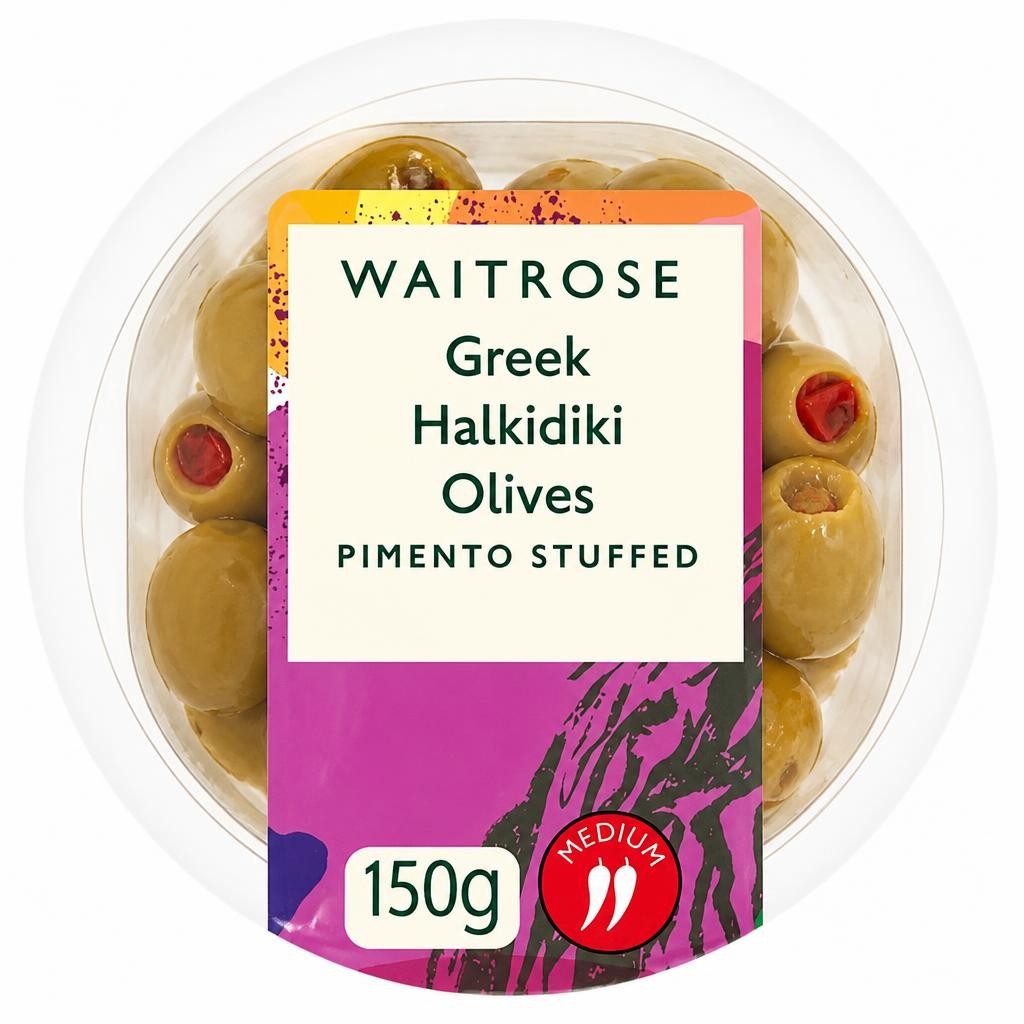 Waitrose Pimento Stuffed Greek Halkidiki Olives