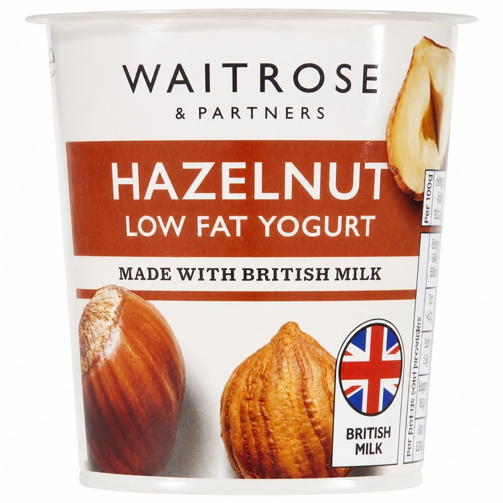 Waitrose Hazelnut Low Fat Yogurt