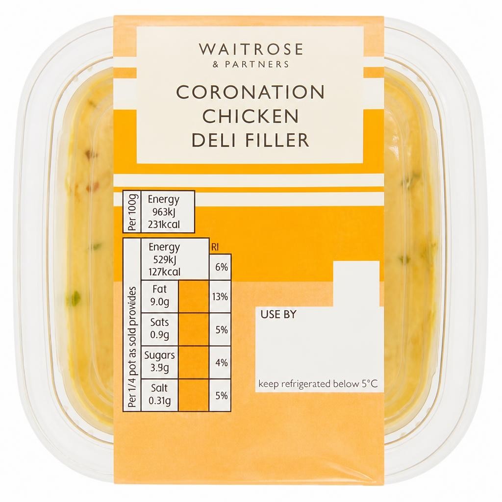 Waitrose Coronation Chicken Deli Filler