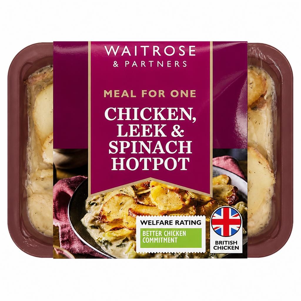 Waitrose Classics Chicken, Leek & Spinach Hotpot for 1