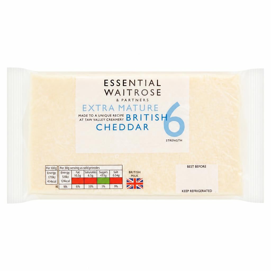 Essential Extra Mature Cheddar Cheese Strength 6