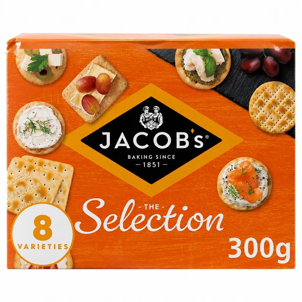 Jacob's Crackers Biscuits for Cheese Selection