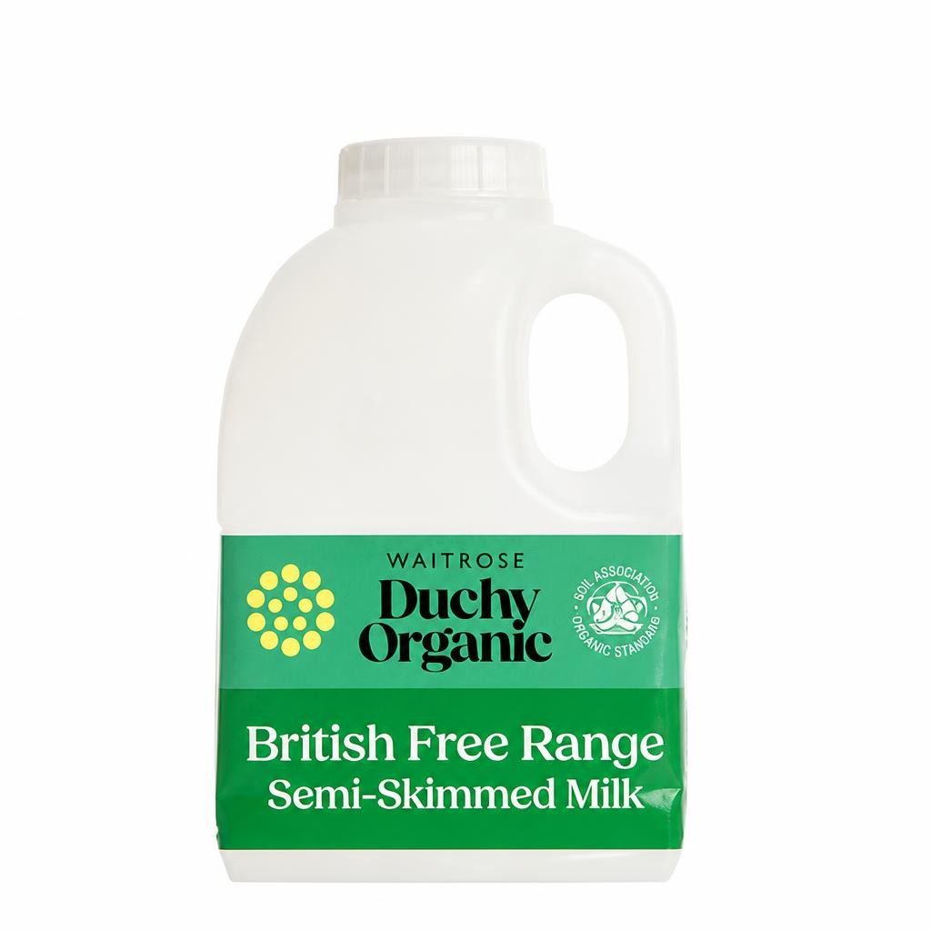 Duchy Organic Semi-Skimmed Milk 1 Pint