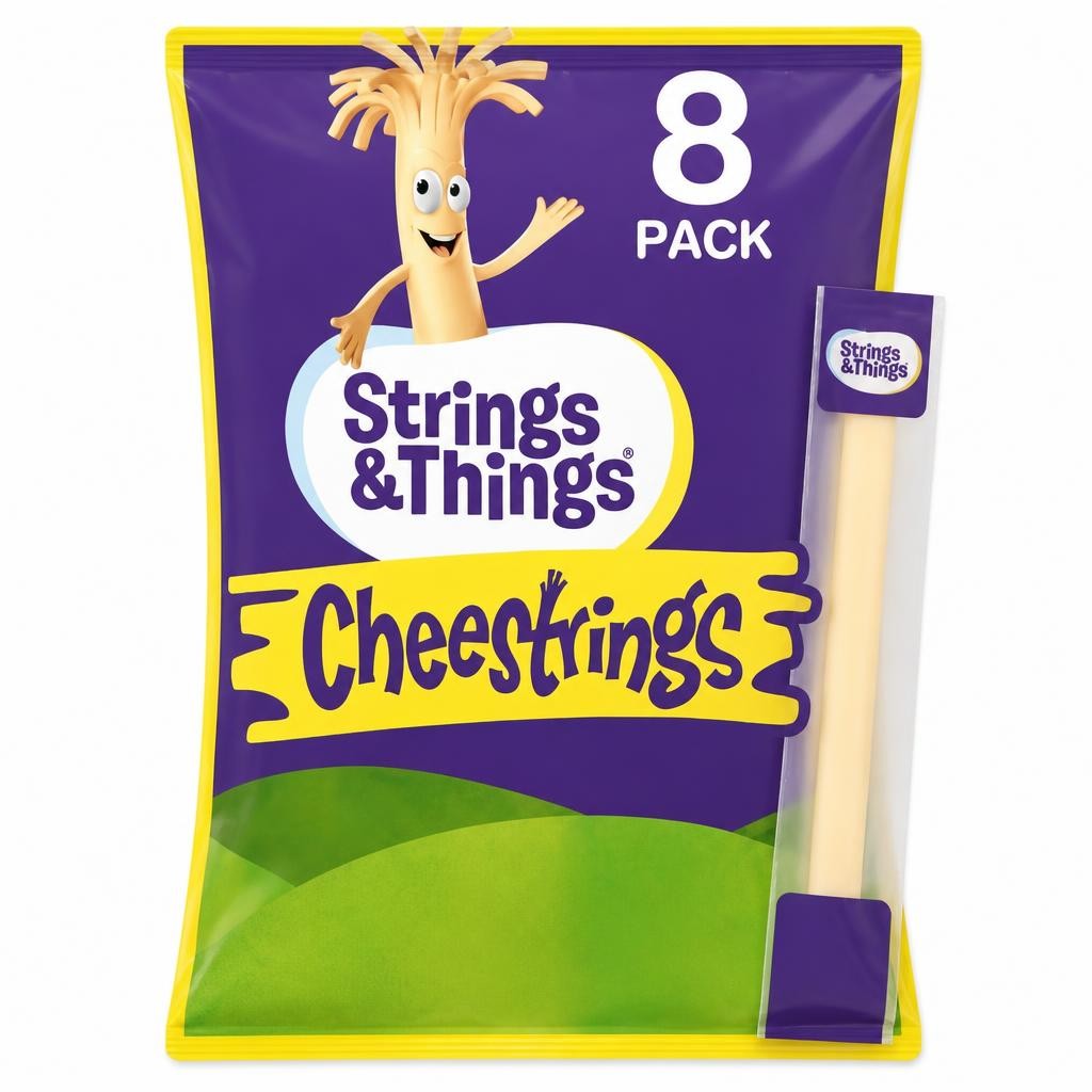 Cheestrings Strings & Things Lunchbox Snack Cheese