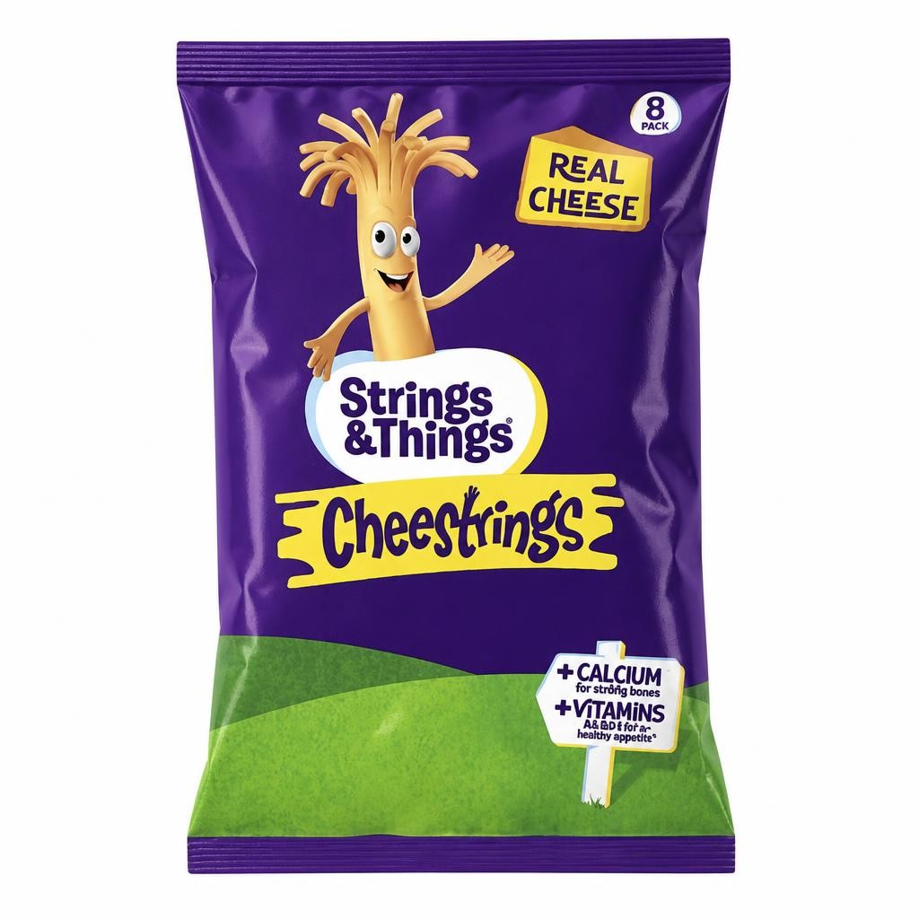 Cheestrings Strings & Things Lunchbox Snack Cheese