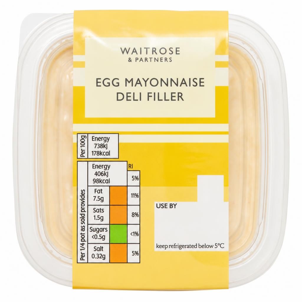 Waitrose Egg Mayonnaise Deli Filler