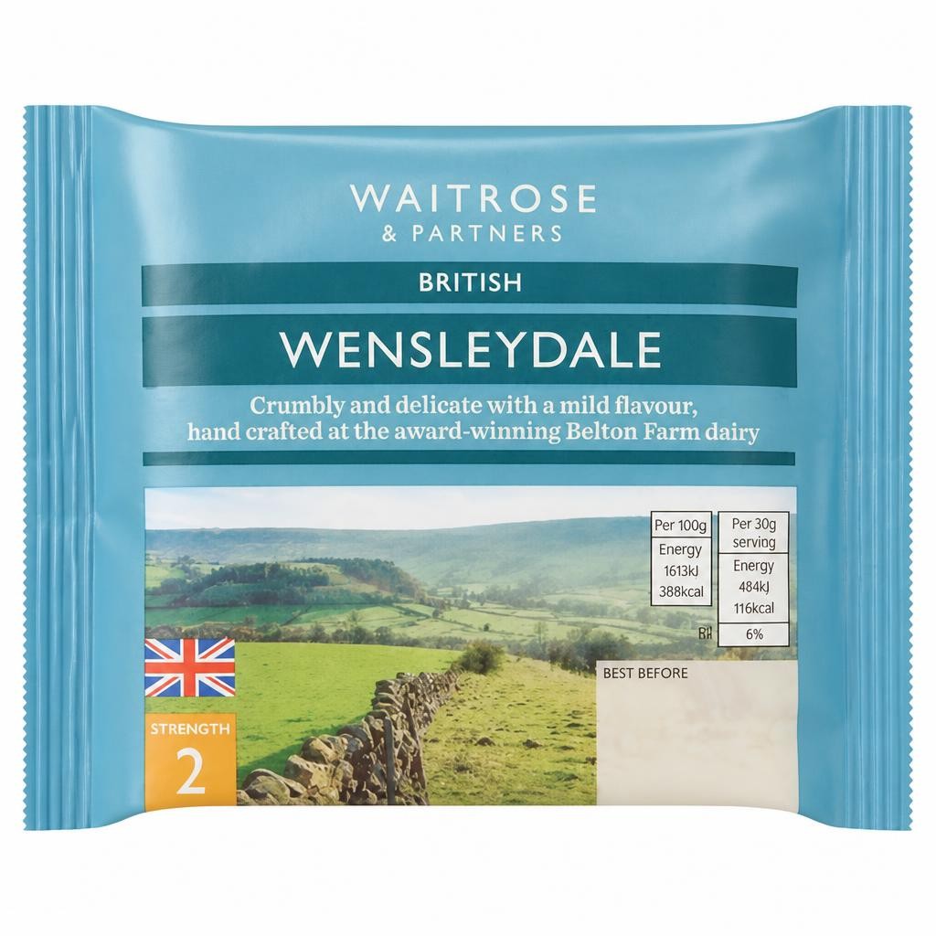 Waitrose Crumbly Belton Wensleydale Cheese Strength 2