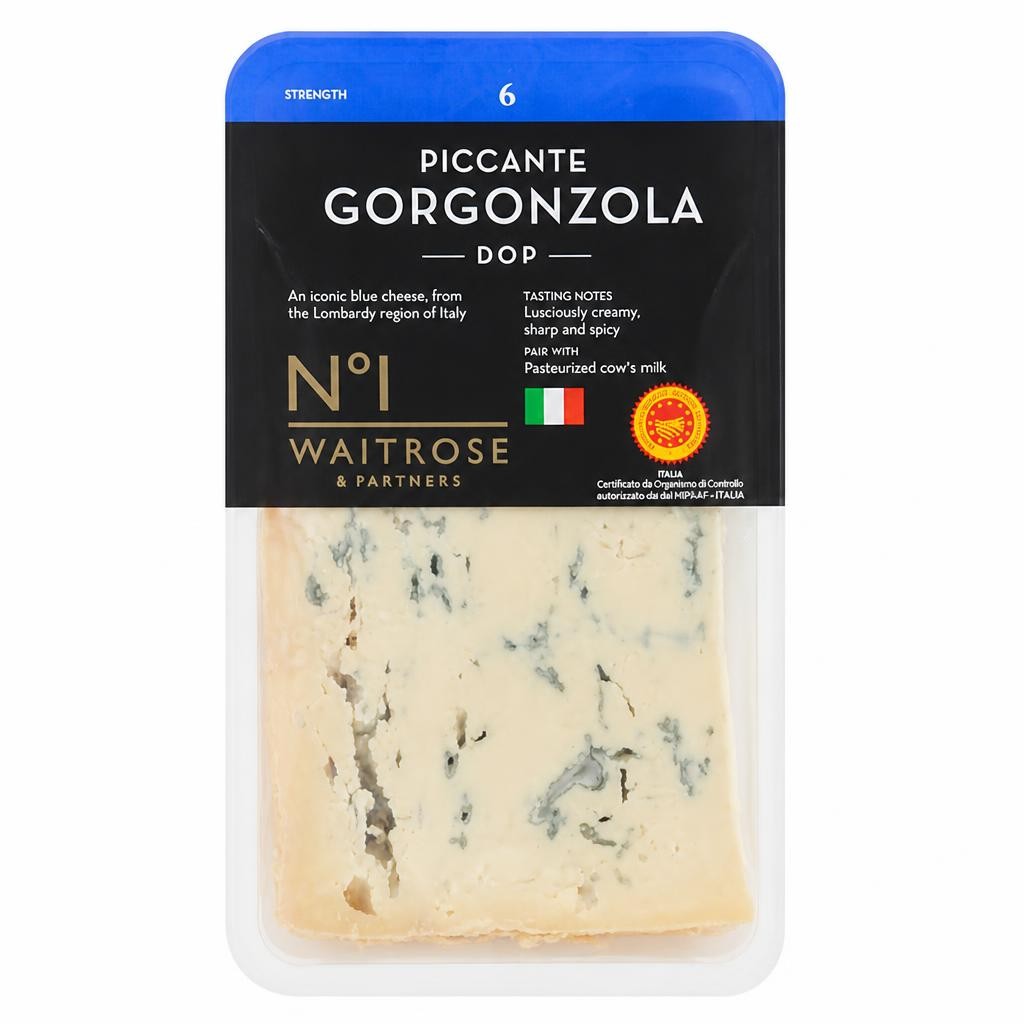 No. 1 Italian Gorgonzola DOP Piccante Blue Cheese Strength 6