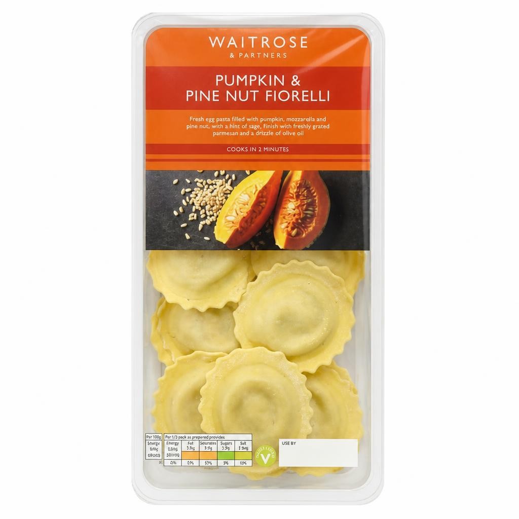 Waitrose Pumpkin & Pine Nut Fiorelli
