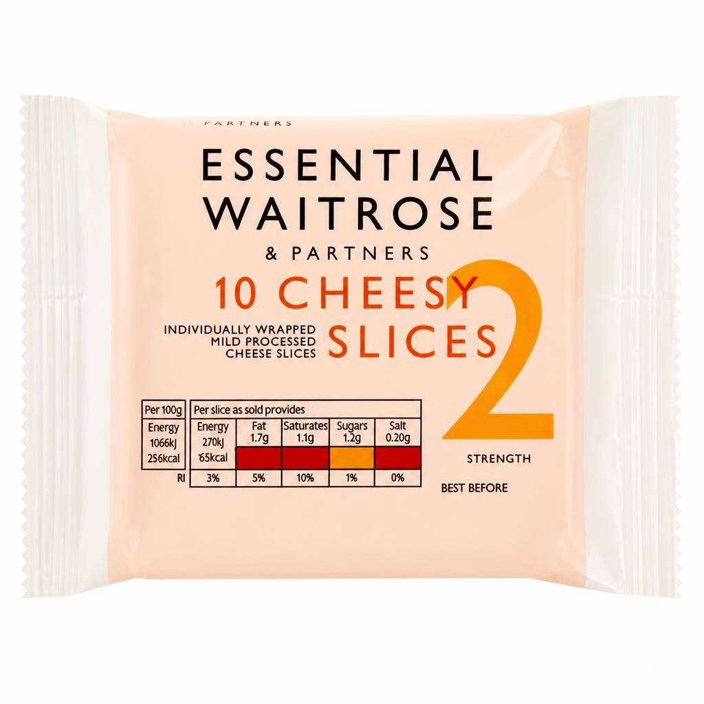 Essential Sliced Cheese for Burgers Strength 2