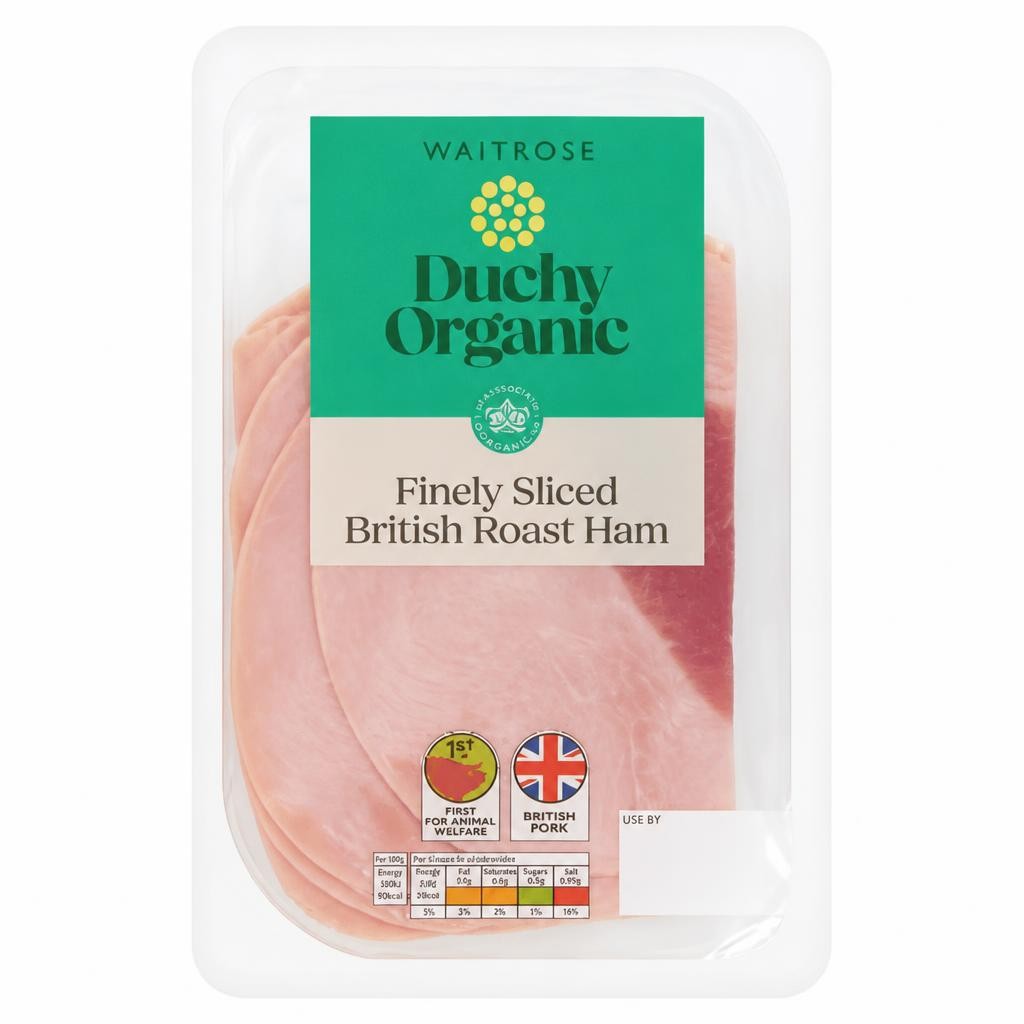 Duchy Organic Finely Sliced Roast Ham