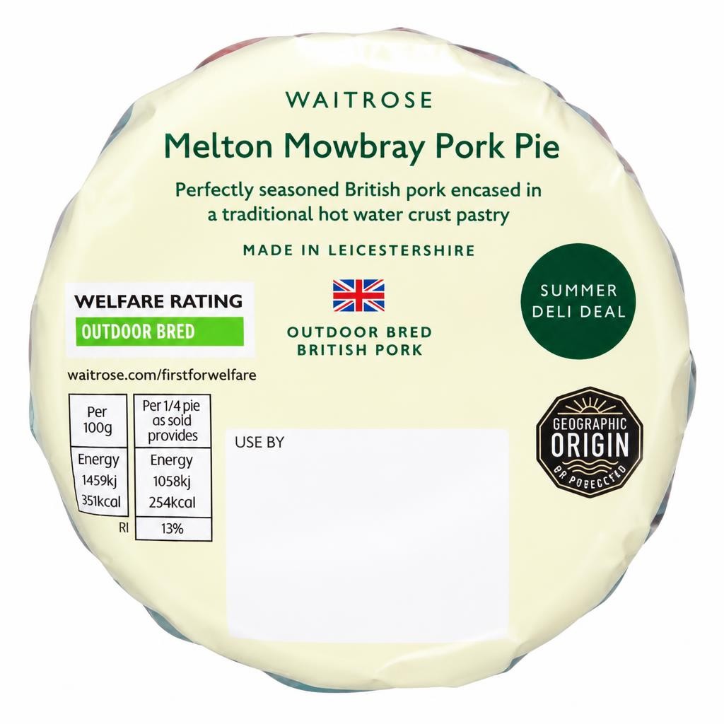 Waitrose Melton Mowbray Pork Pie