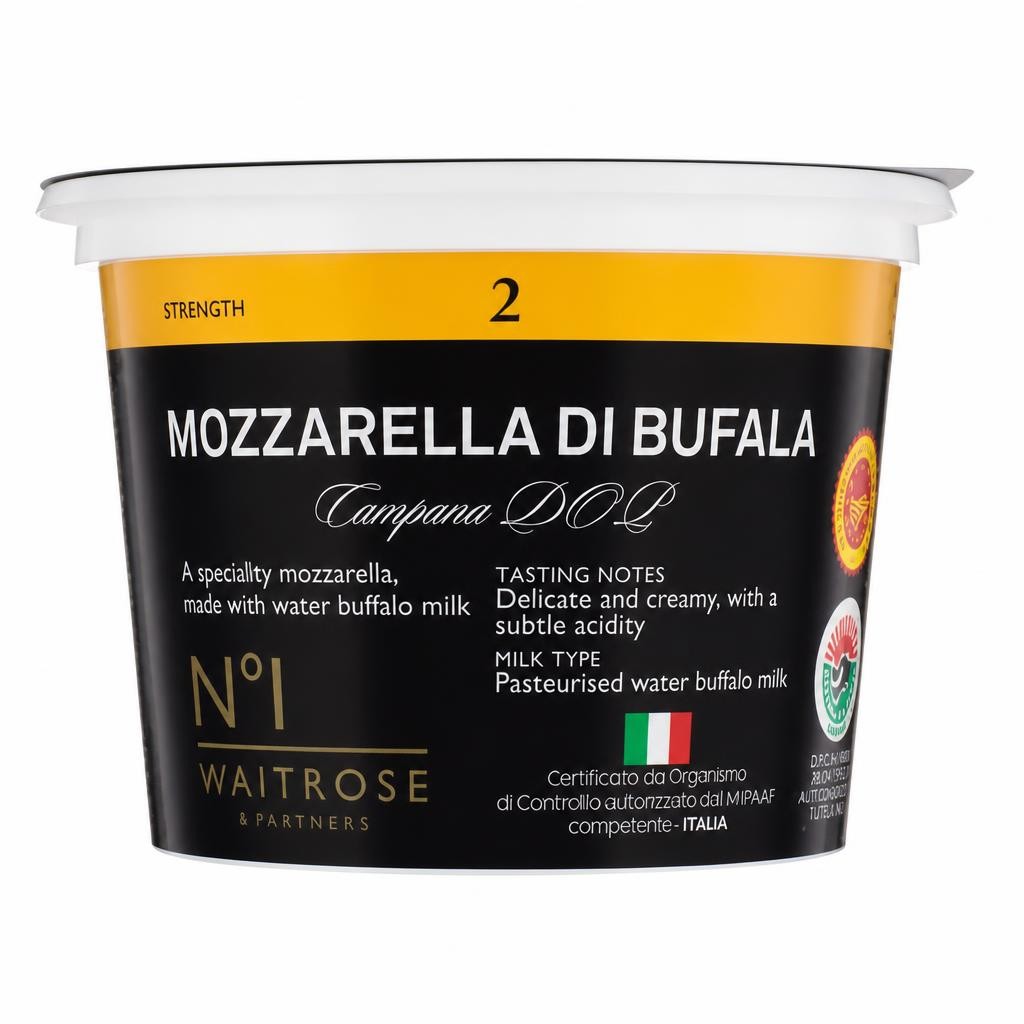 No. 1 Mozzarella Di Bufala Campana DOP Italian Mozzarella Cheese Strength 2