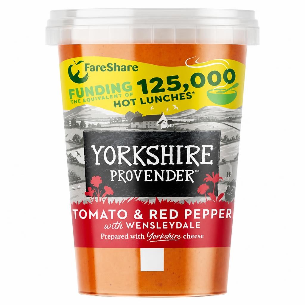 Yorkshire Provender Tomato, Red Pepper & Wensleydale Soup