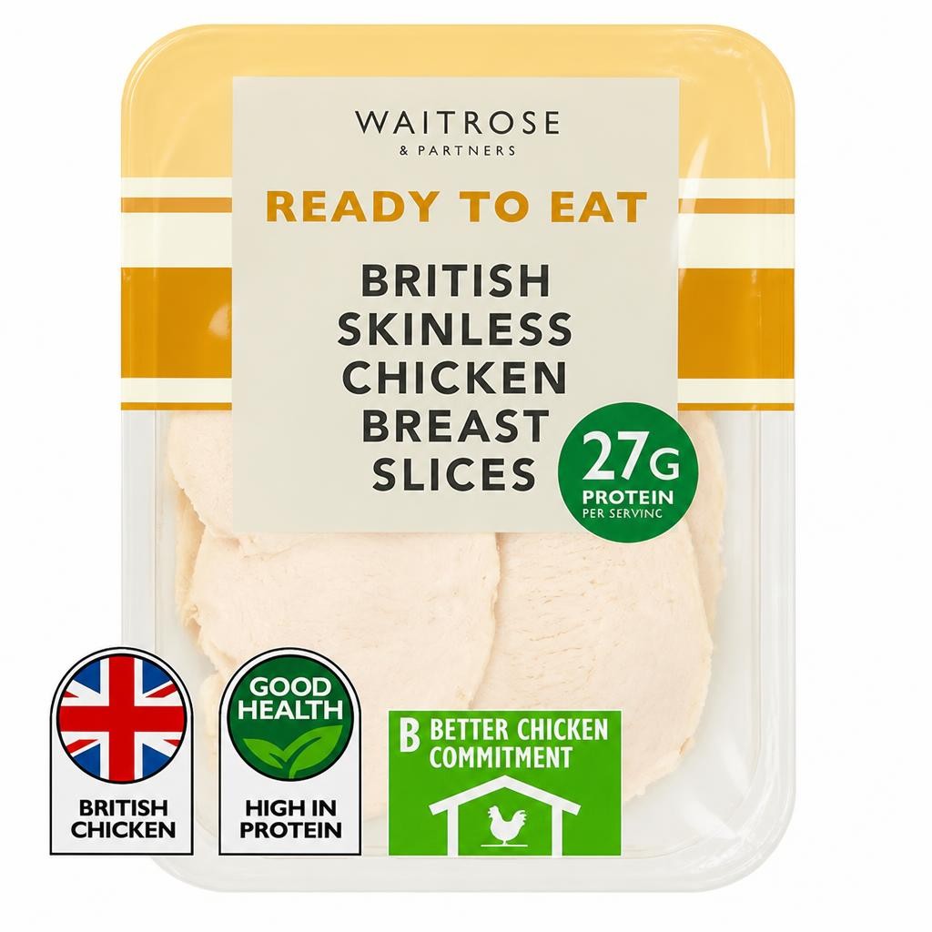 Waitrose Cooked Chicken Breast Slices