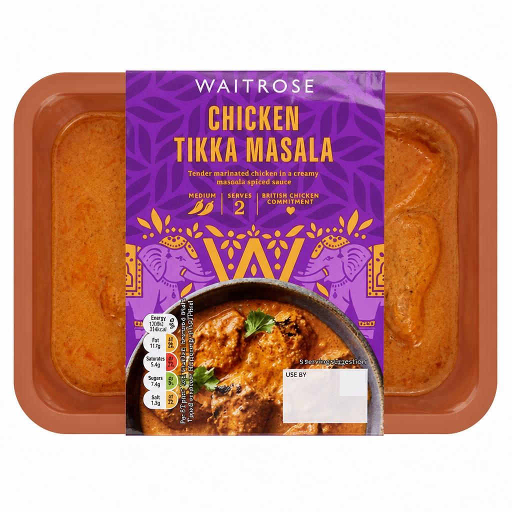 Waitrose Indian Chicken Tikka Masala Curry for 2