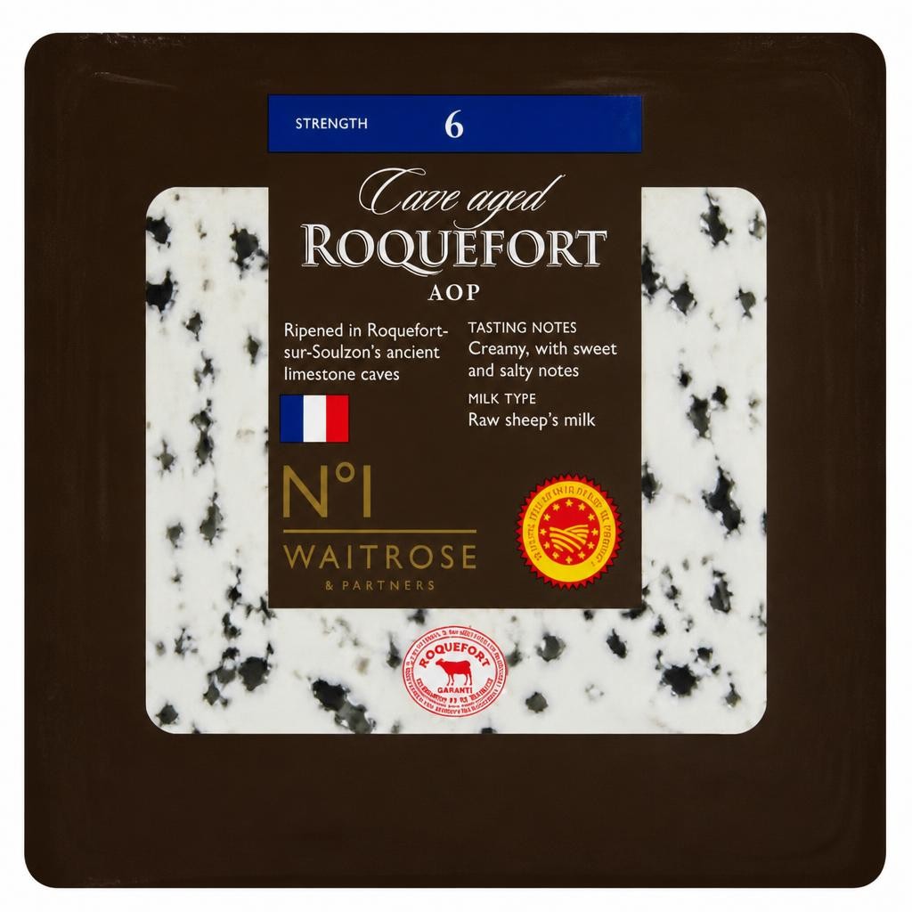 No. 1 Cave Aged Roquefort AOP Blue Cheese Strength 6