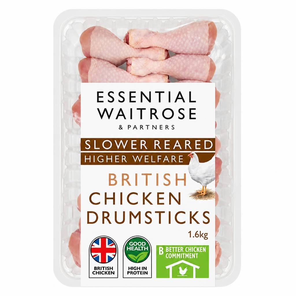 Waitrose Chicken Drumsticks, Skin-on & Bone-in