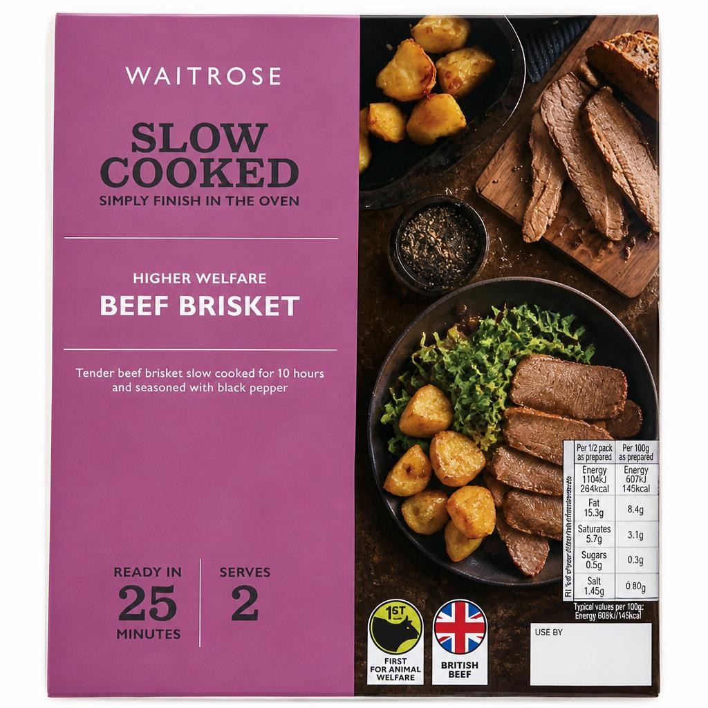 Waitrose Slow Cooked Beef Brisket