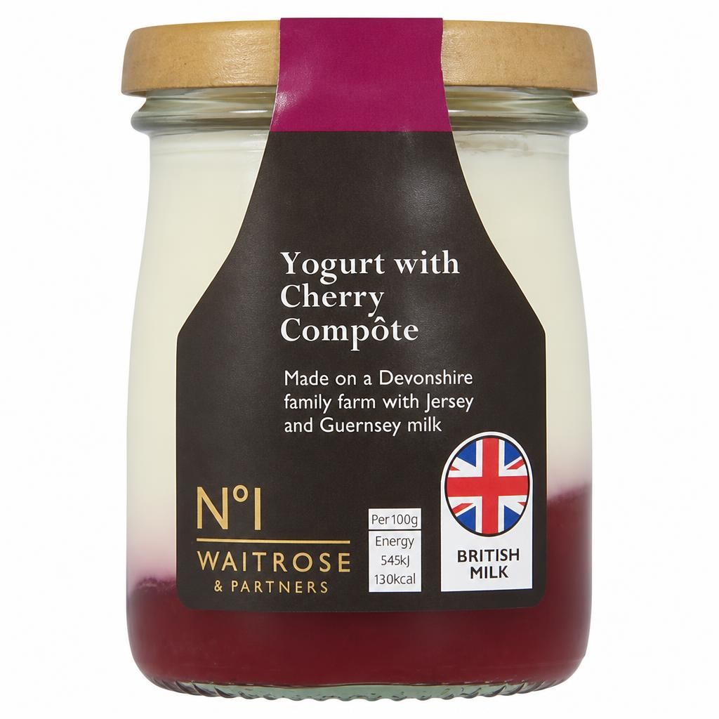 No.1 Yogurt with Cherry Compote