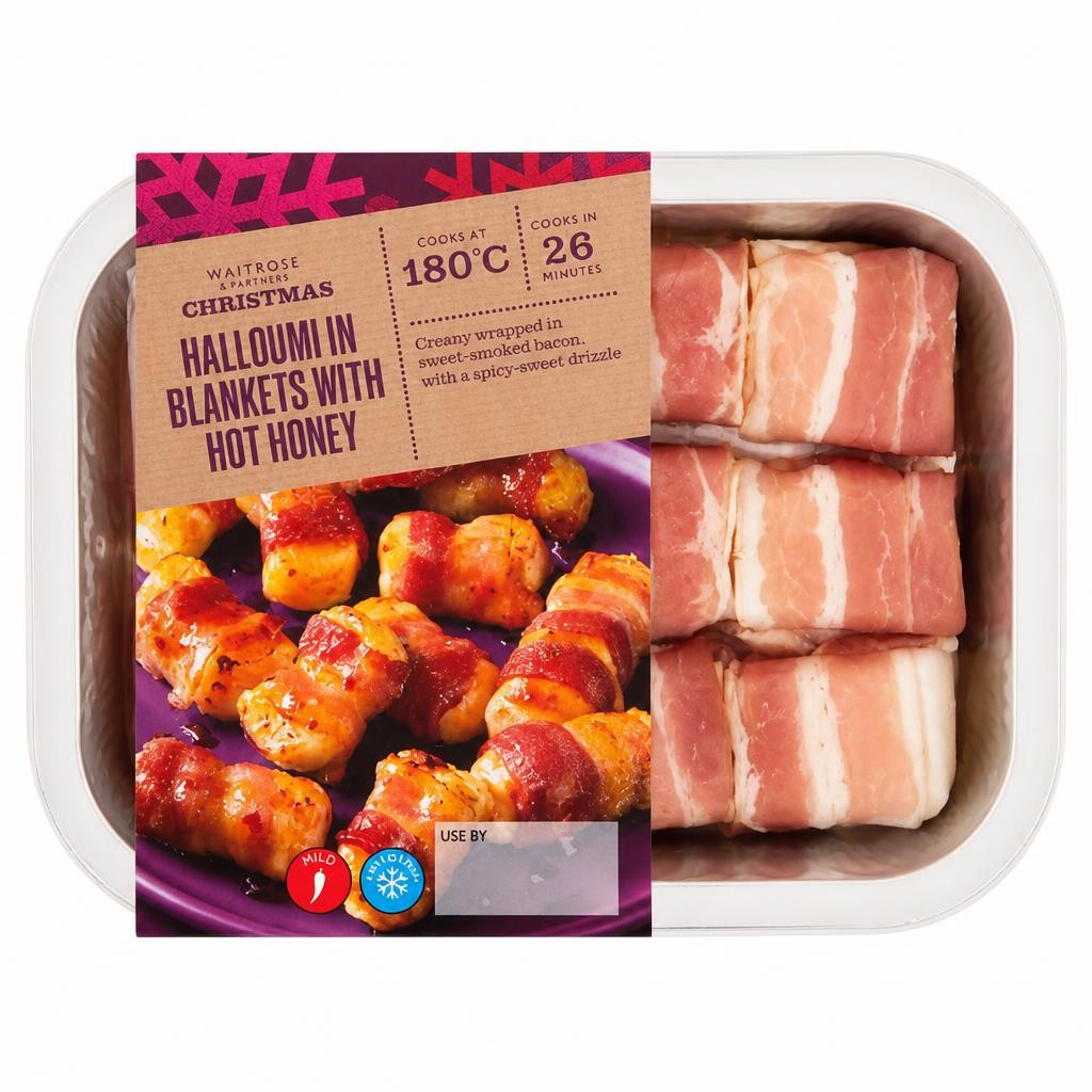 Waitrose Halloumi in Blankets with Hot Honey