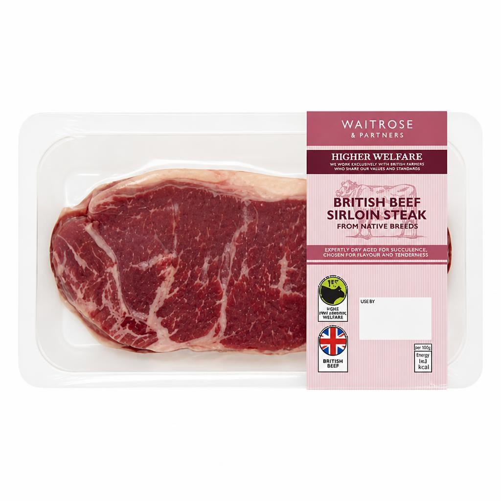 Waitrose British Beef Sirloin Steak