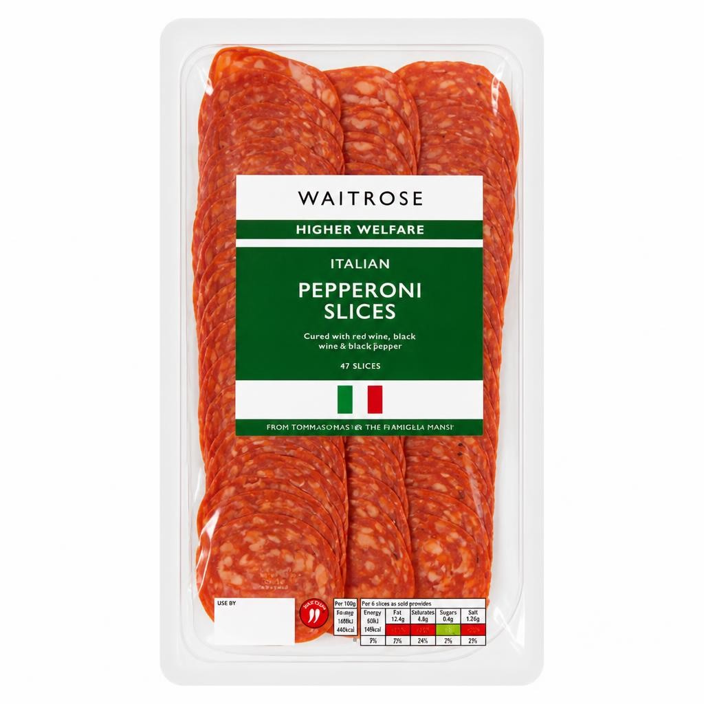 Waitrose Italian Pepperoni Slices
