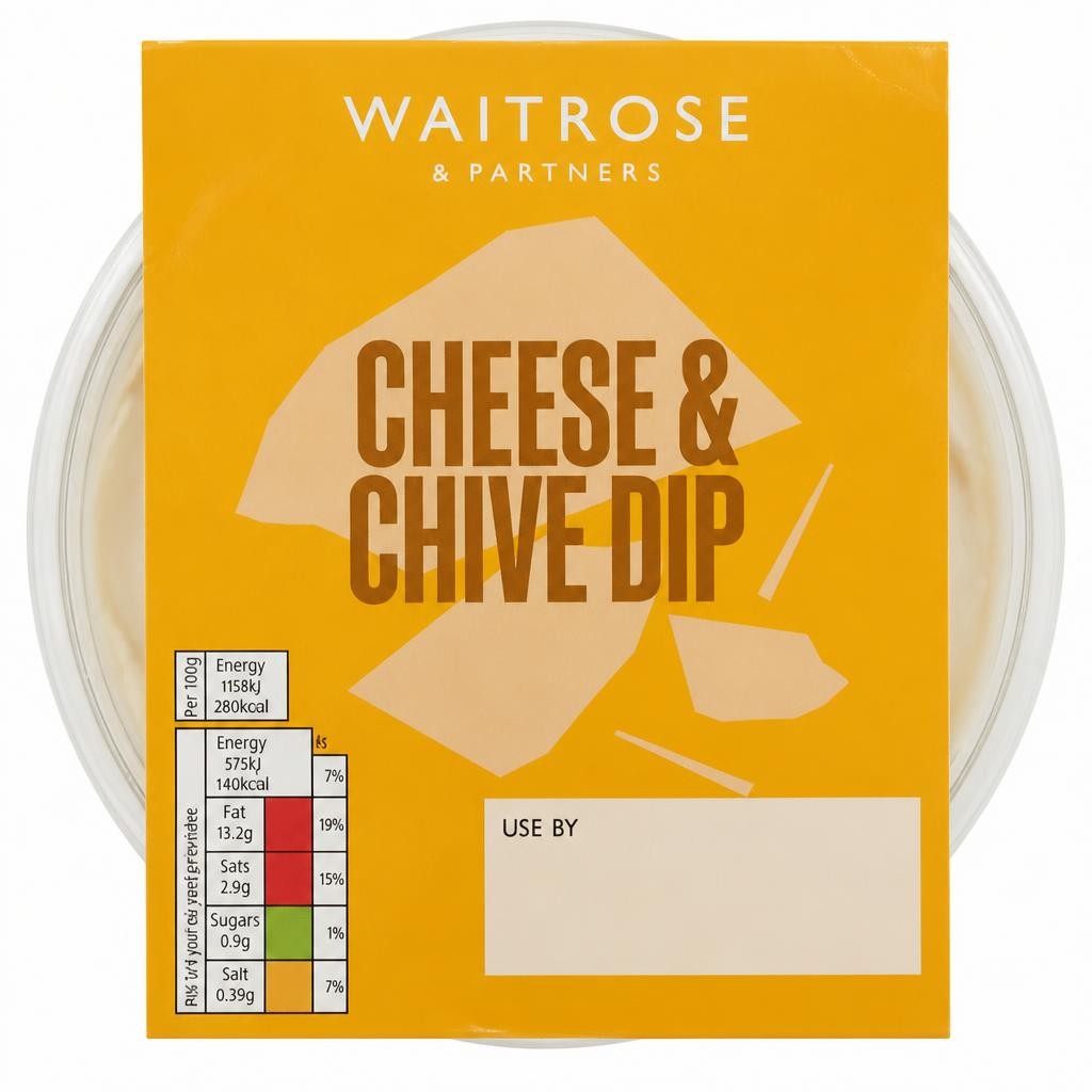 Waitrose Cheese & Chive Dip