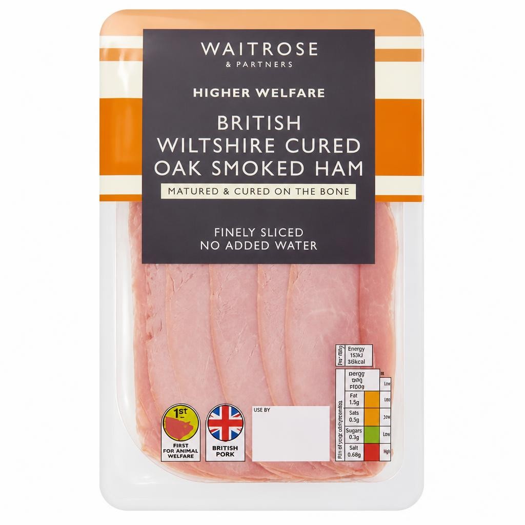 Waitrose Wiltshire Cured Oak Smoked Ham