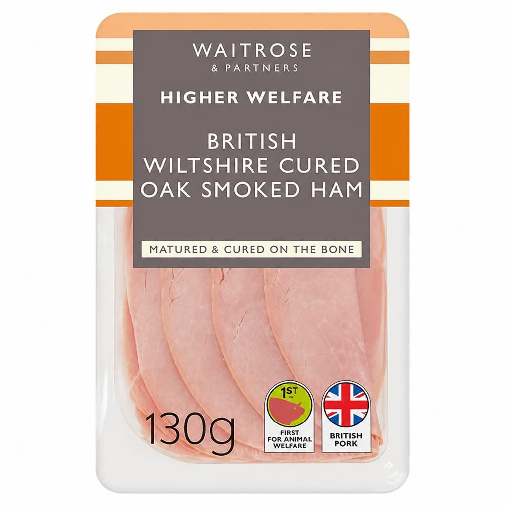 Waitrose Wiltshire Cured Oak Smoked Ham