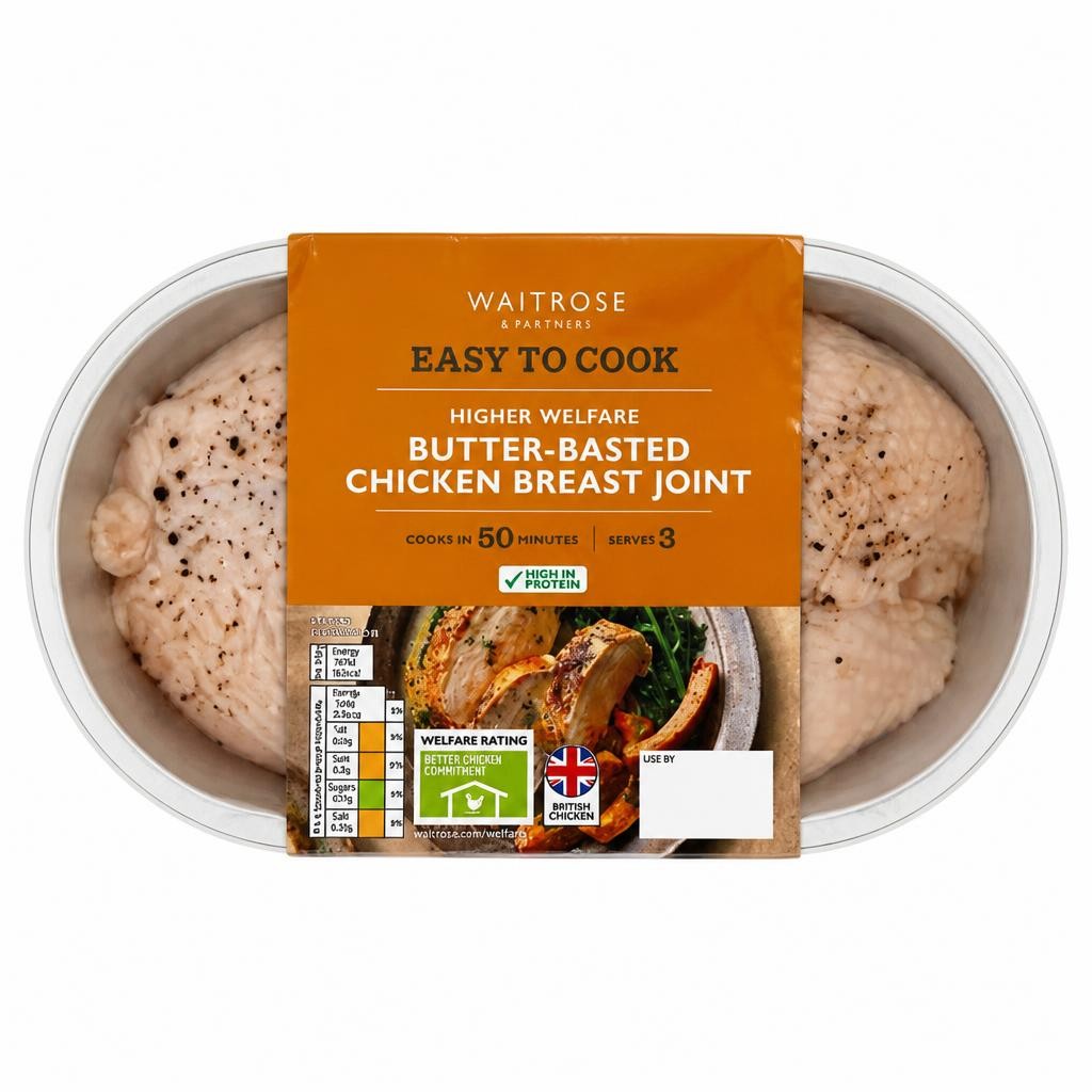 Easy to Cook Butter-Basted Chicken Breast Joint