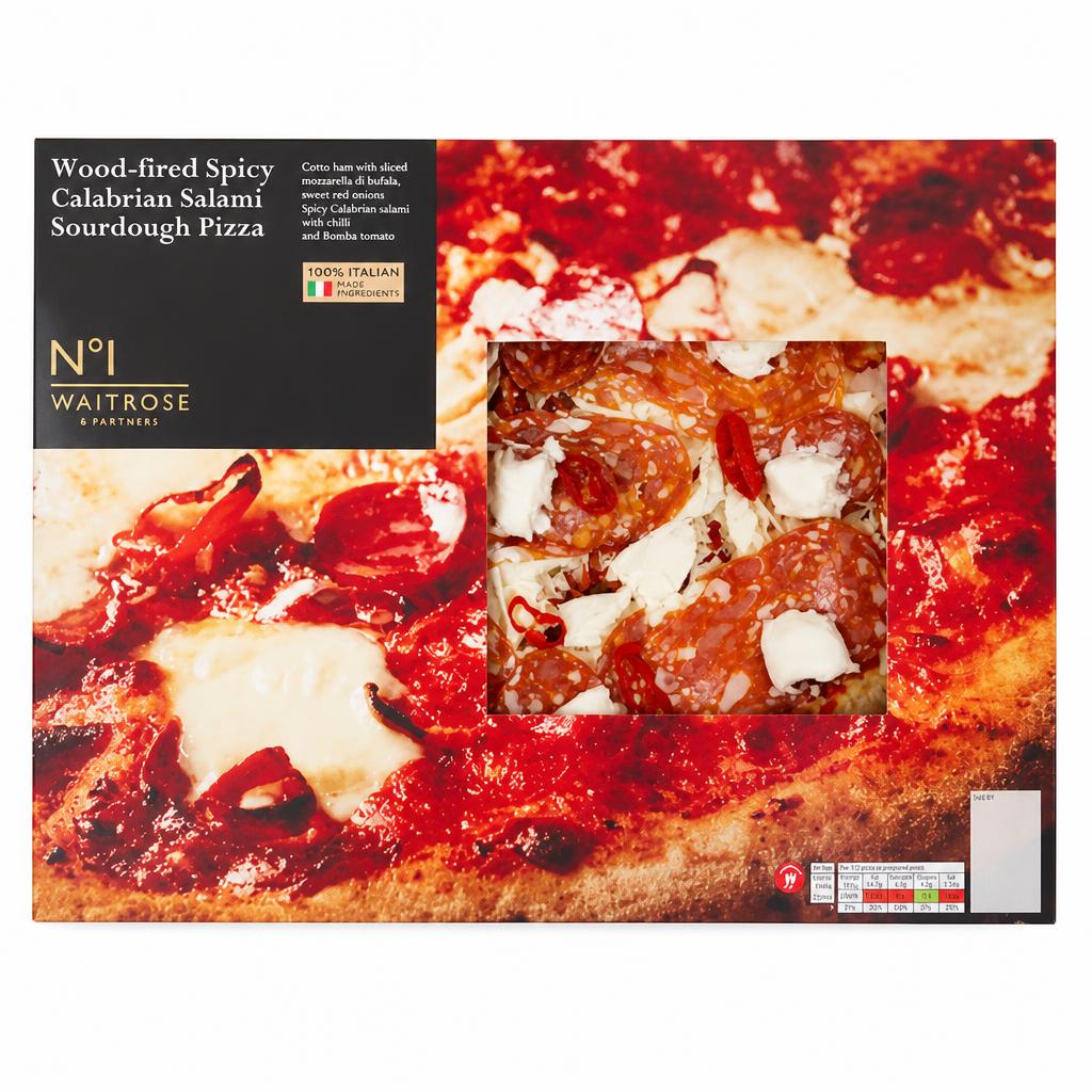 No.1 Spicy Calabrian Salami Sourdough Pizza