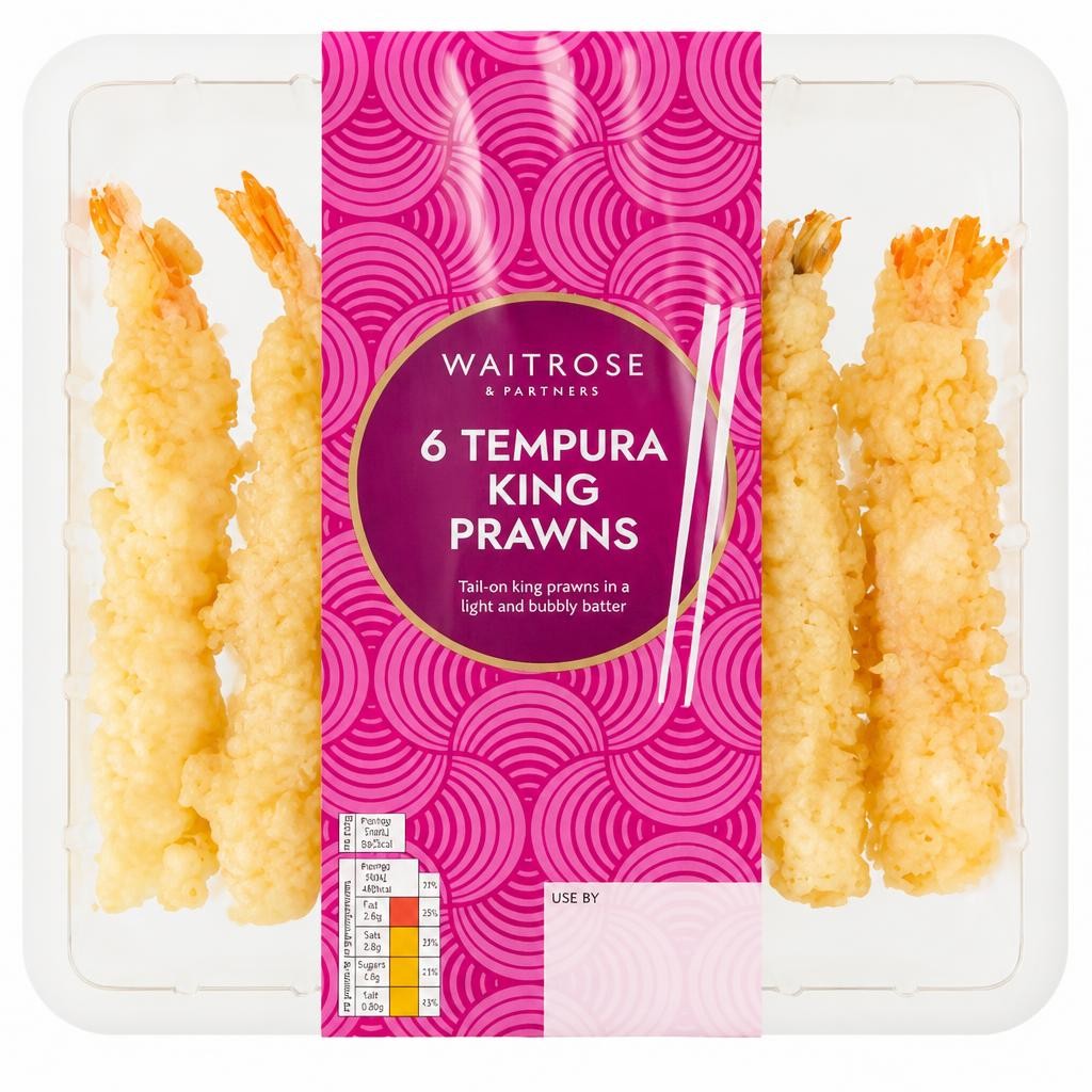 6 Tempura King Prawns