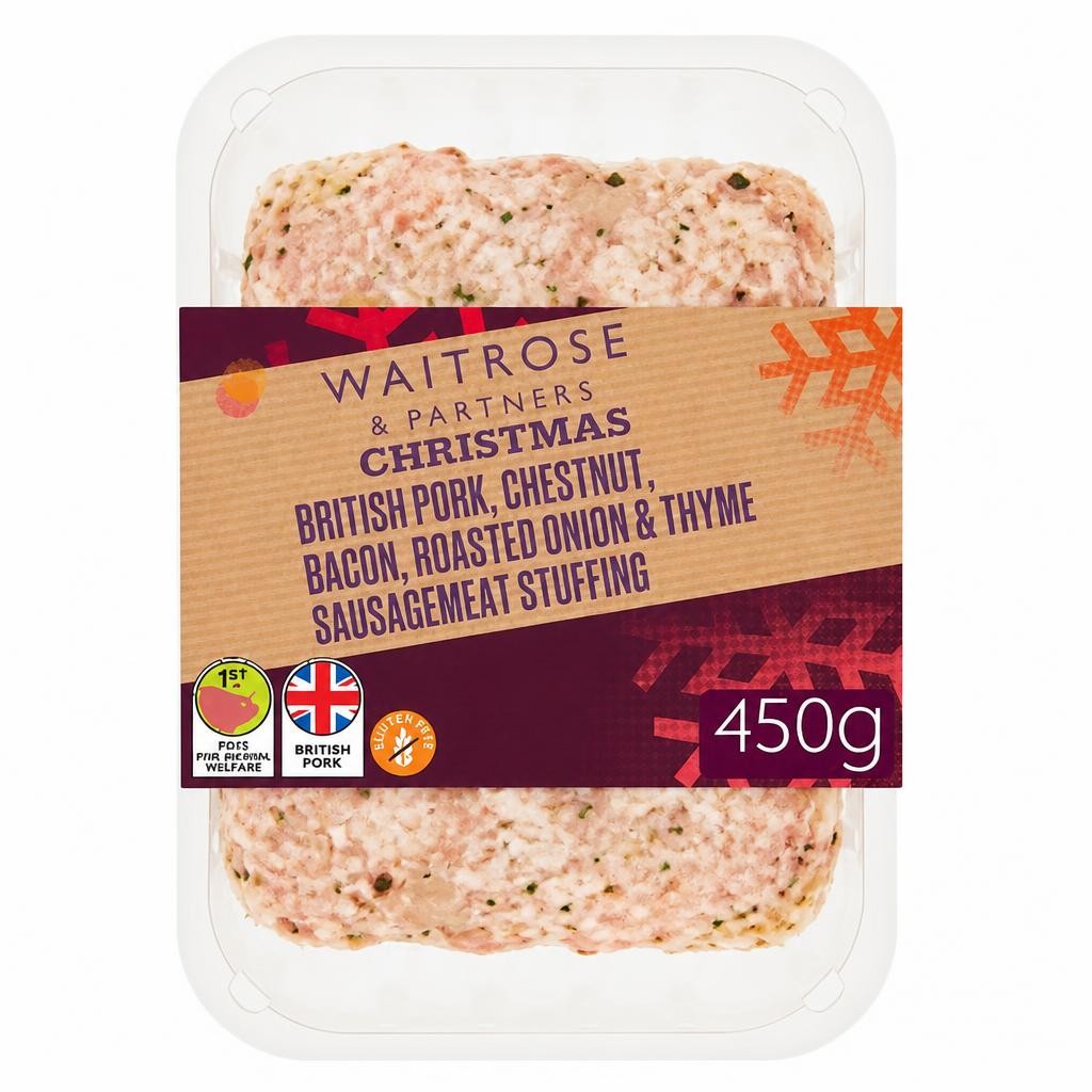 Waitrose Christmas Chestnut & Bacon Stuffing