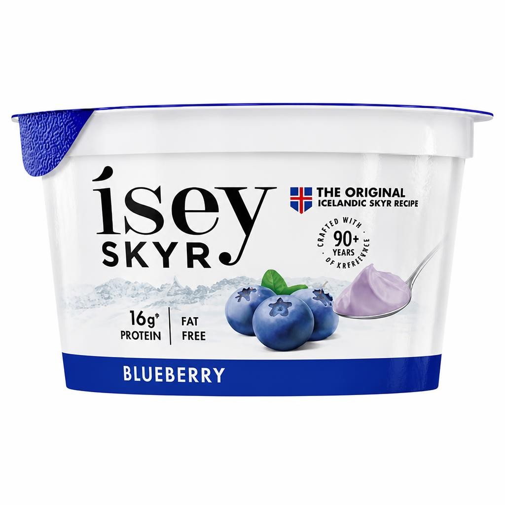 Isey Skyr Blueberry Icelandic High Protein Fat Free Yogurt